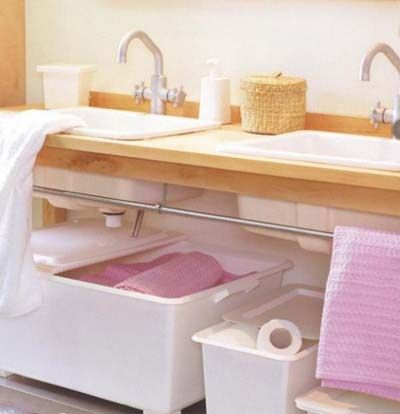 小空间大设计  12种小户型卫浴间收纳 