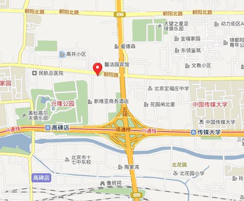 卖场地图++地址:北京东五环朝阳路红星