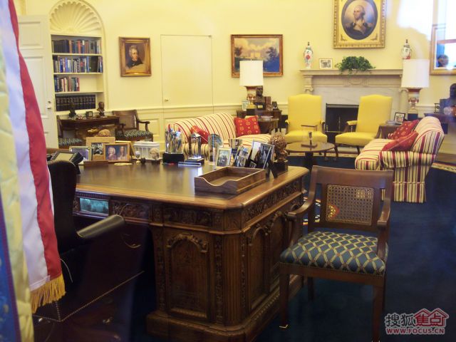 白宫椭圆办公室+看历任美国总统家居品味(图)