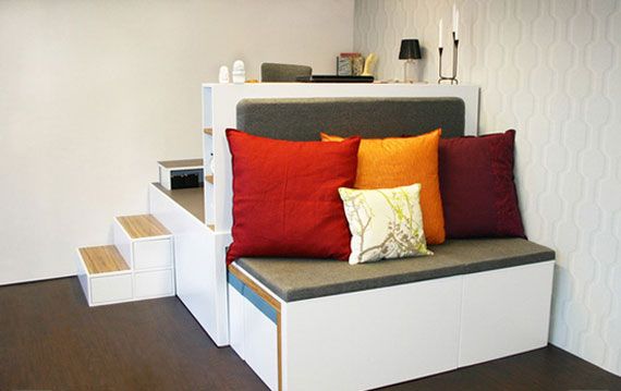 创意的沙发设计为客厅装修节省空间(组图)