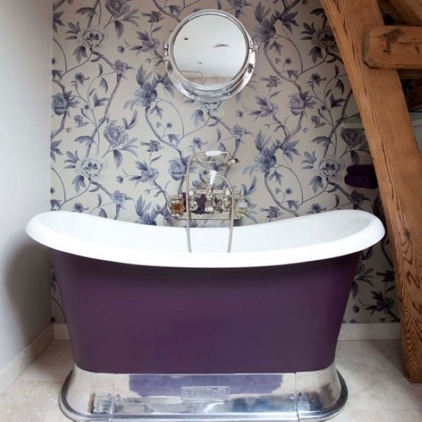 生活空间  紫色的浴室家居设计欣赏（组图） 
