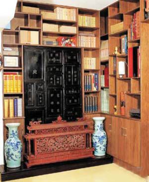 书房复古风 中国古味书房装修