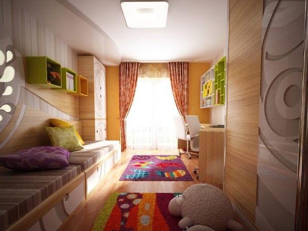 流行风格 小公主的最爱 色彩斑斓的儿童卧室