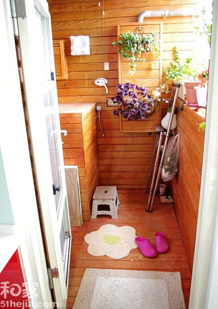 12间阳台上的洗衣房 附：改造小贴士（组图） 