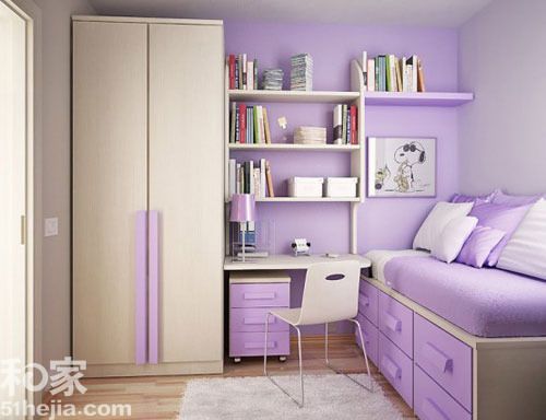 粉紫控们看过来 妩媚可爱的粉紫色房间装修赏
