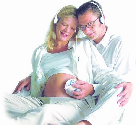 专家提示胎儿6个月后方可接受音乐胎教(图)