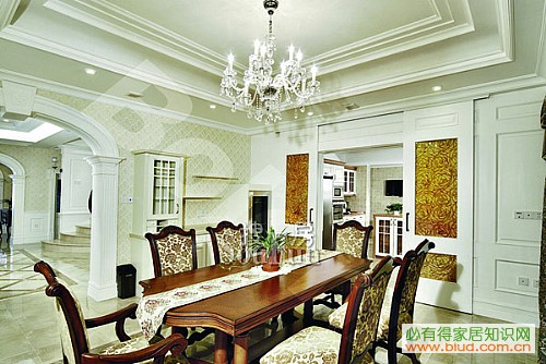 上海国际花园-欧美风情-三居室_看装修案例