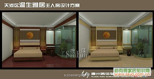 珠江新城-中式古典-三居室_看装修案例