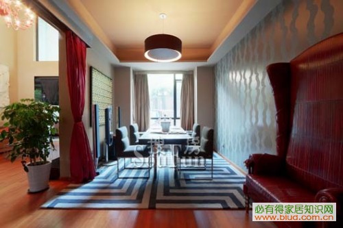 上海滩花园洋房-混合型风格-五居室_看装修案例