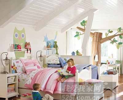 甜美床品 打造梦幻的儿童房 