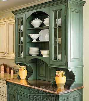 色彩缤纷的整体橱柜 打造风格各异的厨房间