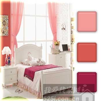 粉红色卧室