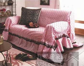 粉色布艺沙发