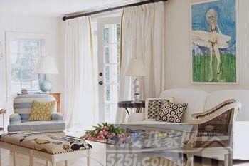 纯色风格的客厅装修案例
