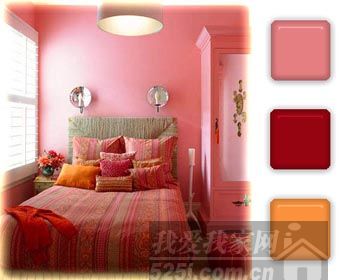 淡粉红卧室设计