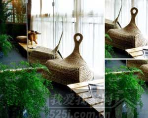 编织的创意椅子