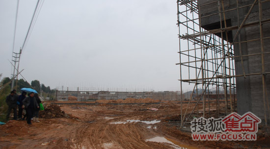 位于广州花都 占地10万平方米 建设中的劳卡新工厂