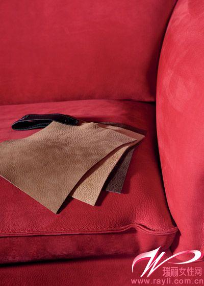 DUVIVIER时尚前卫的红色沙发