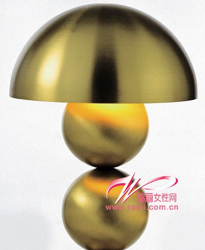 Quasar蘑菇型金色台灯