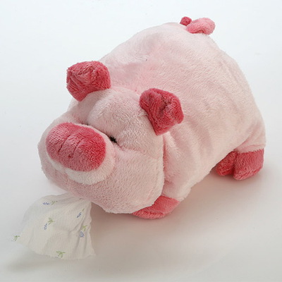 粉色小猪，活泼可爱。