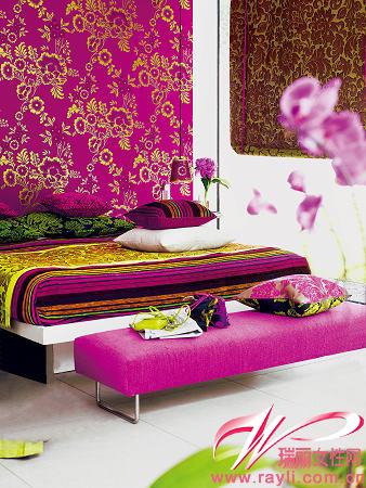 让居室浪漫起来 只需一点紫色