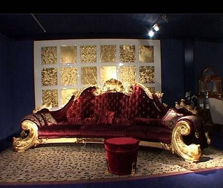 迈克尔·杰克逊最喜欢的沙发，造价达12万美元