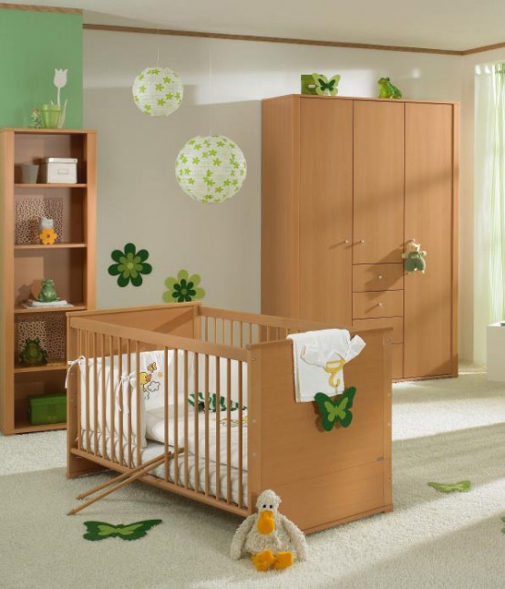 德国粉嫩漂亮的婴儿房设计