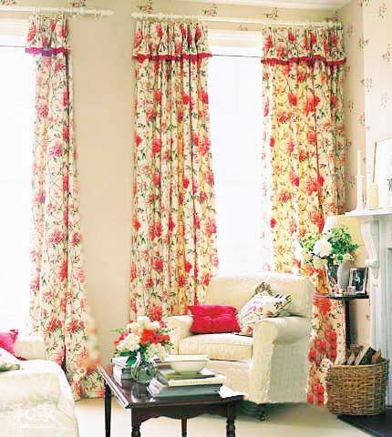 花色窗帘设计绝对惊艳你的家