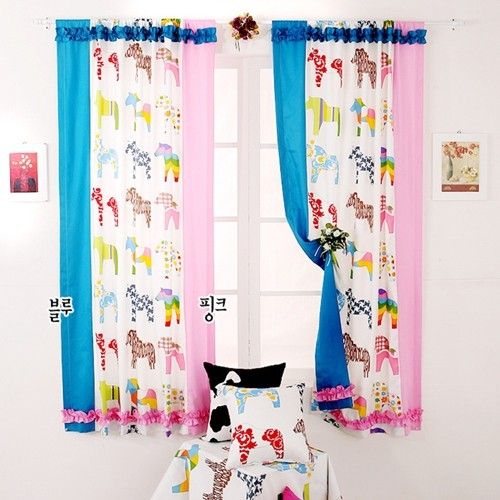 韩式儿童房窗帘 让宝贝快乐成长