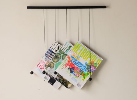 创意无限 独特设计的杂志架子