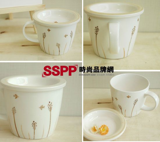 韩国design haru手绘工艺茶具