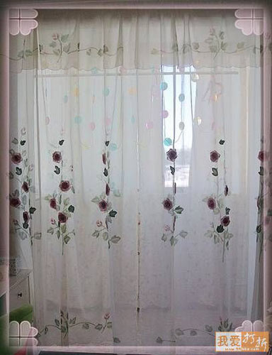 浪漫的窗帘