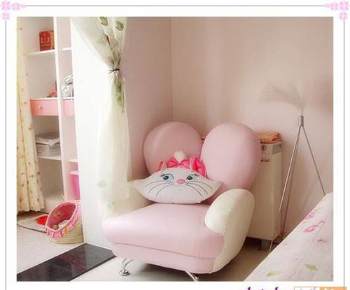 粉色的沙发