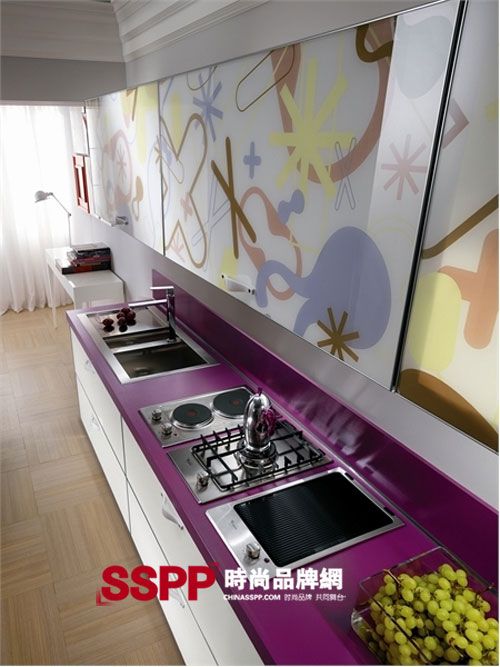 scavolini 2010橱柜新品 把波普艺术搬进厨房