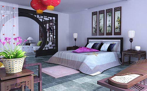 中式风格的卧室