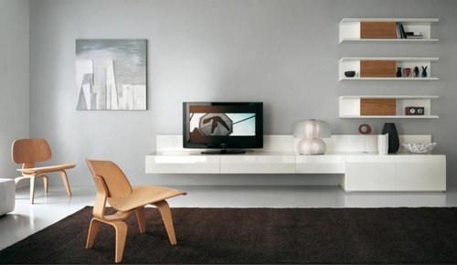 17款现代风格的电视墙 让客厅卓尔不群