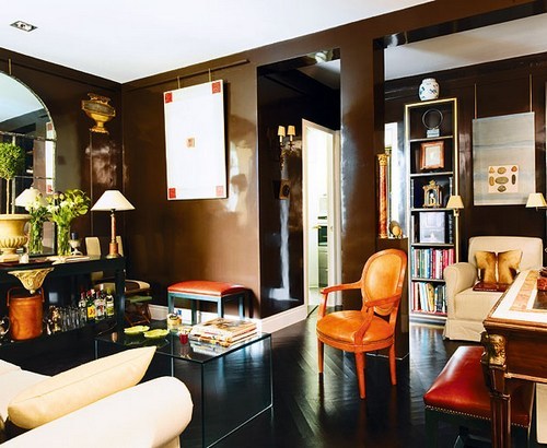 纽约巧克力色温馨公寓 酝酿甜蜜生活