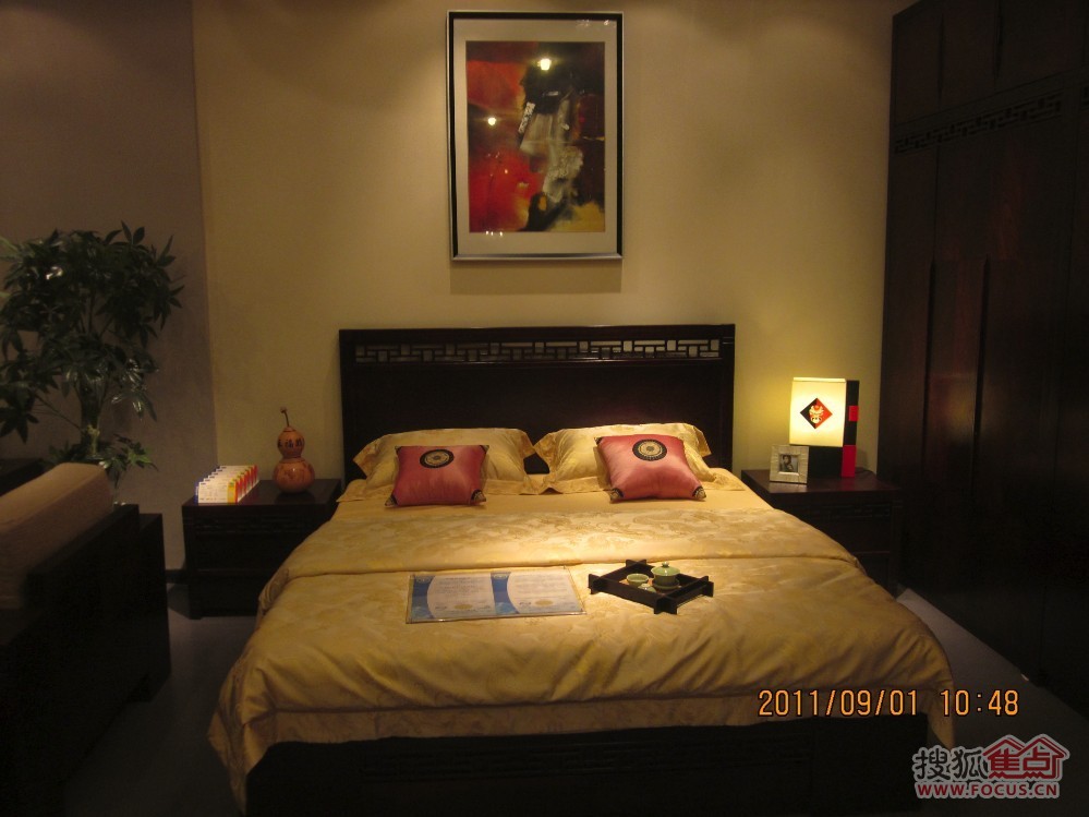 明清风韵卧室3件套1张床+2个床头柜搜狐网友特享7575元