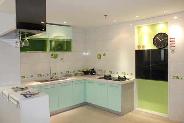 绿色厨房 简洁明亮