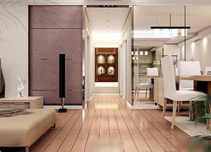 多重功能决定着客厅家具与家具之间需要一些合理的尺度