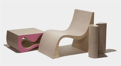 这款组合家具，外观曲线优美，色彩淡雅