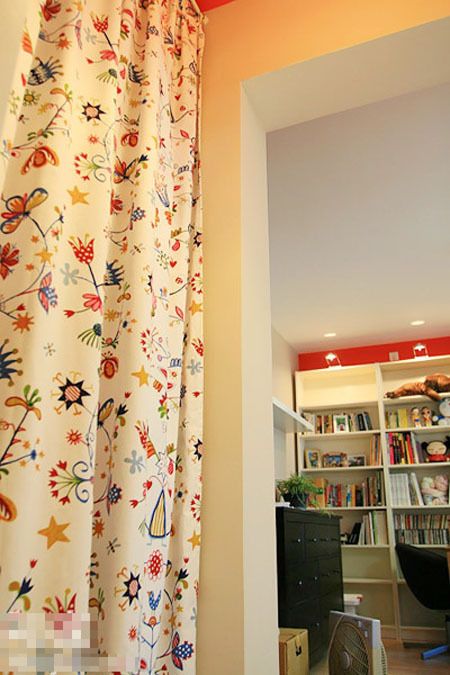 60平米一室一厅简约风格装修热情与温馨并存 
