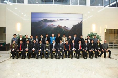 2011品牌中国(地板)年度品牌经理人颁奖典礼前合影