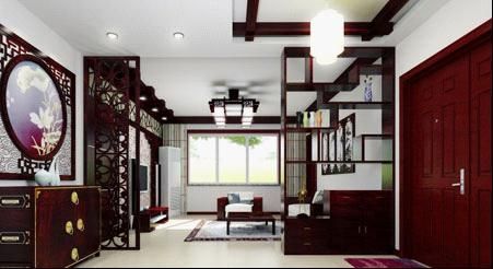 中式古典客厅装修效果图