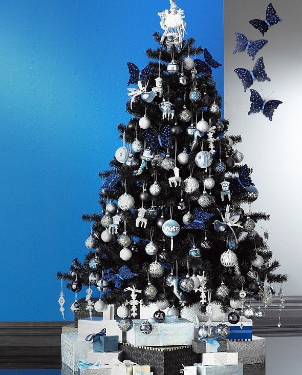 14款室内圣诞树创意装饰 共度温馨佳节(组图) 
