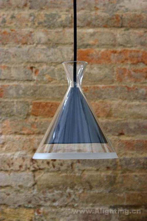 三色灯罩 简约玻璃吊灯Beira Lamp(组图) 