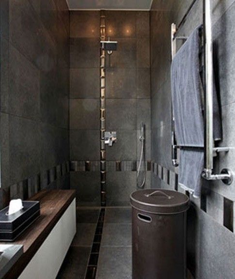 超狭长卫浴空间装修方案 拥挤不再个性凸显 