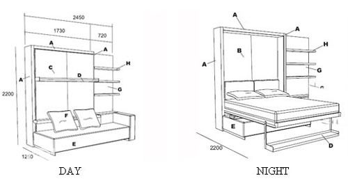 小户型“折叠”过大年 壁床解决空间难题 