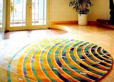 地毯的现代表情 创意乐无限的家居装饰(组图) 