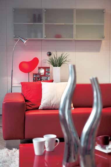 客厅沙发 北欧风格必备缤纷彩色沙发(组图) 